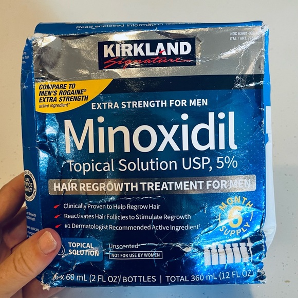 6 bottles Kirkland Minoxidil Hair Regrowth Treatment Topical Solution 5% Foam - Picture 1 of 2